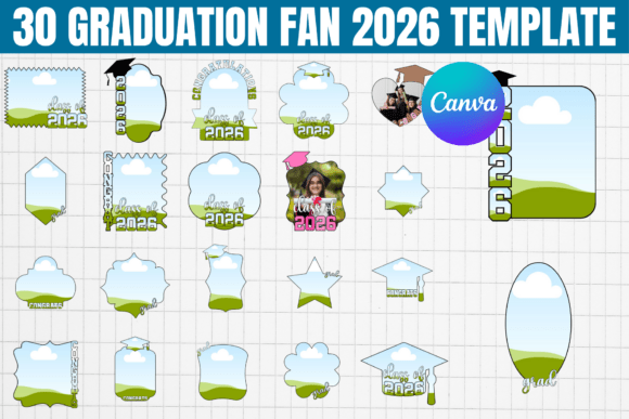 Download 30 Graduation Fan 2026 Template - Graduation fan Collection