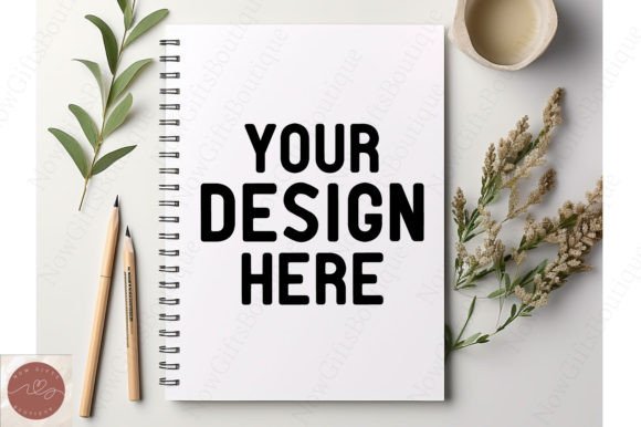 Download Stationery Flat Lay Notepad Mockup 4 - Notepad mockup Collection