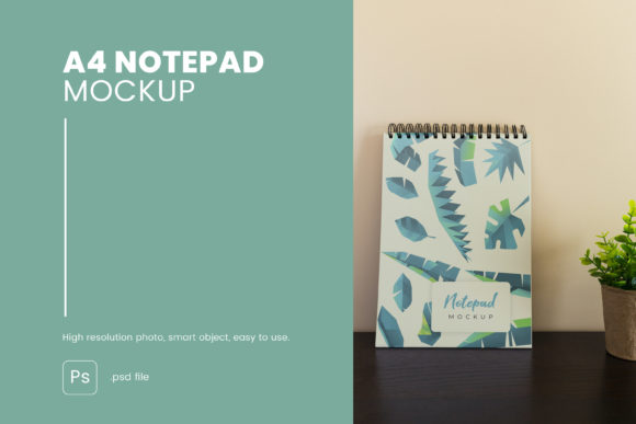 Download A4 Notepad Mockup - Notepad mockup Collection