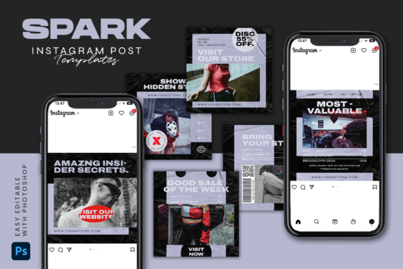 Download SPARK - Instagram Post Template - Premium Resources